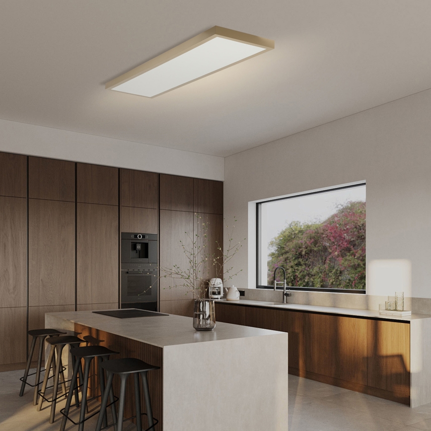 Brilagi - Zatemnljivo LED kopalniško stropno svetilo FRAME SMART LED/50W/230V 120x30 cm 3000-6000K IP44 bežna + daljinski upravljalnik