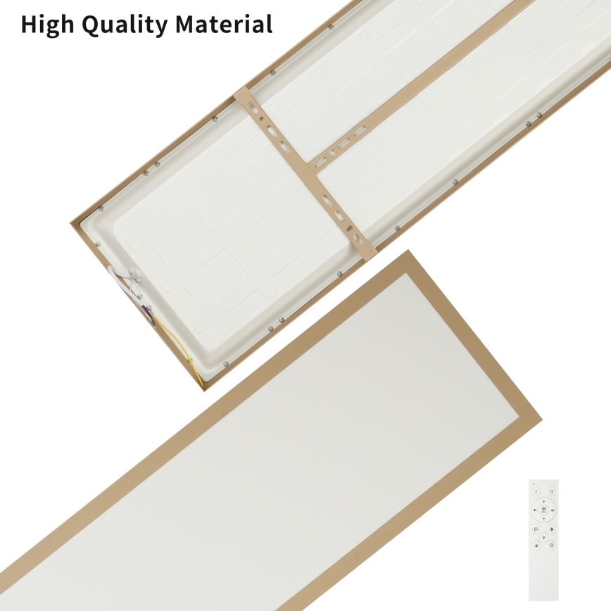 Brilagi - Zatemnljivo LED kopalniško stropno svetilo FRAME SMART LED/50W/230V 120x30 cm 3000-6000K IP44 bežna + daljinski upravljalnik
