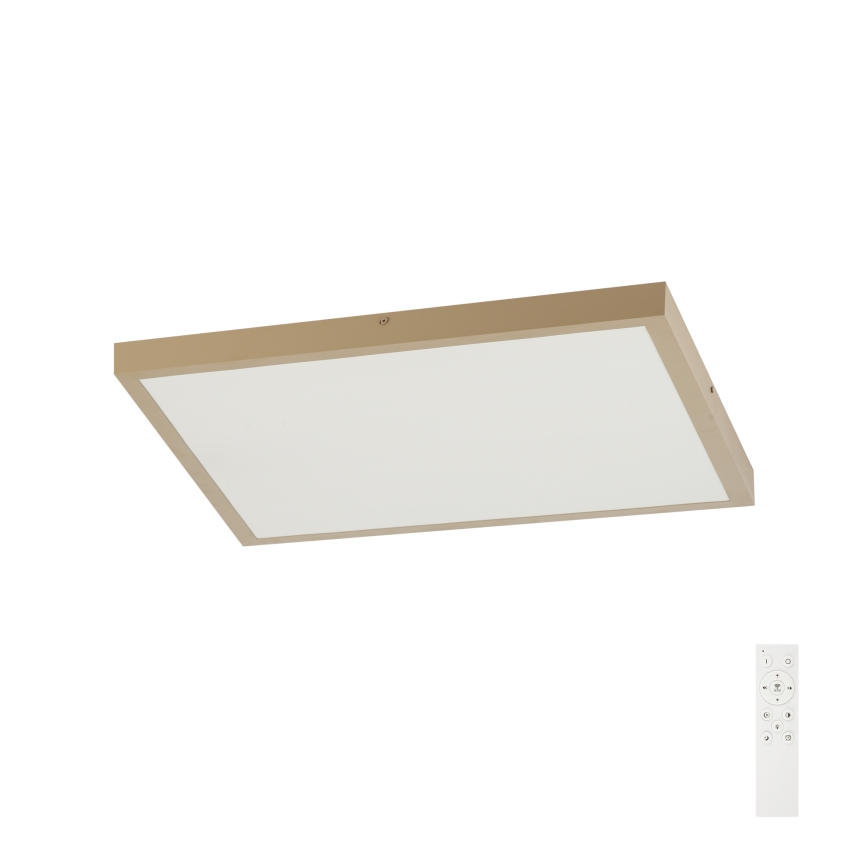 Brilagi - LED zatemnjevalna kopalniška stropna svetilka FRAME SMART LED/50W/230V 60x60 cm 3000-6000K IP44 bež + daljinski upravljalnik