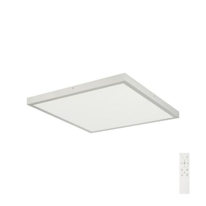 Brilagi - LED zatemnljiva stropna svetilka za kopalnico FRAME SMART LED/50W/230V 60x60 cm 3000-6000K IP44 srebrna + z daljinskim upravljalnikom