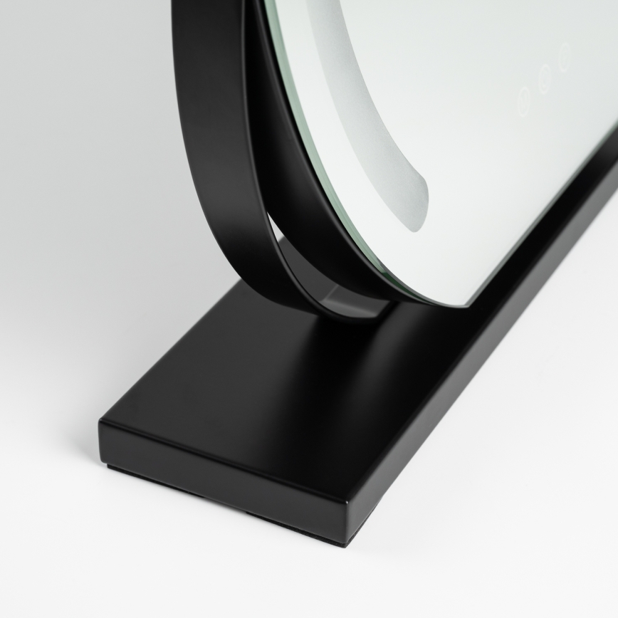 BRILAGI - LED zatemnitveno ličilno ogledalo CALIFORNIA LED/14W/230V 3000/4000/6500K 44x40 cm črna