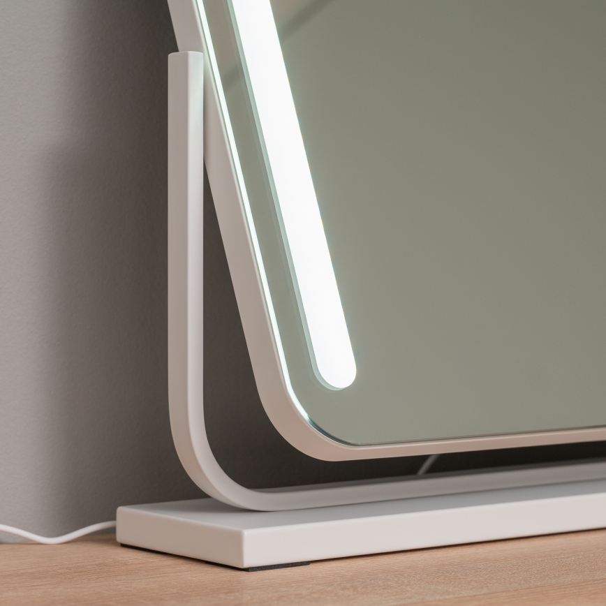 BRILAGI - LED zatemnljivo ličilno ogledalo CALIFORNIA LED/22W/230V 3000/4000/6500K 58x43 cm bela