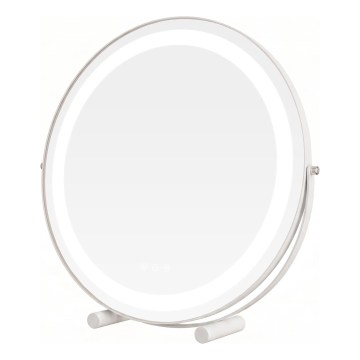 Brilagi - LED zatemnljivo ličilno ogledalo FLORIDA LED/17W/230V 3000/4000/6500K premer 42 cm bela