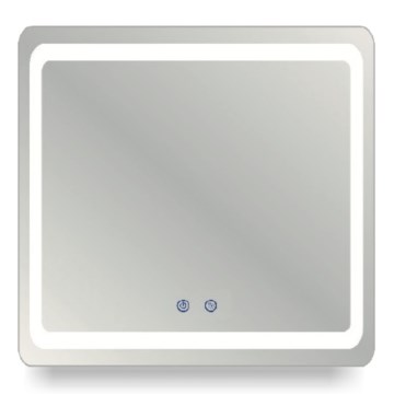 Brilagi - LED zatemnljivo ogrevano kopalniško ogledalo z osvetlitvijo BELLA LED/16W/230V 60x60 cm 3000/4000/6500K IP44