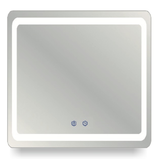 Brilagi - LED zatemnljivo ogrevano kopalniško ogledalo z osvetlitvijo BELLA LED/16W/230V 60x60 cm 3000/4000/6500K IP44