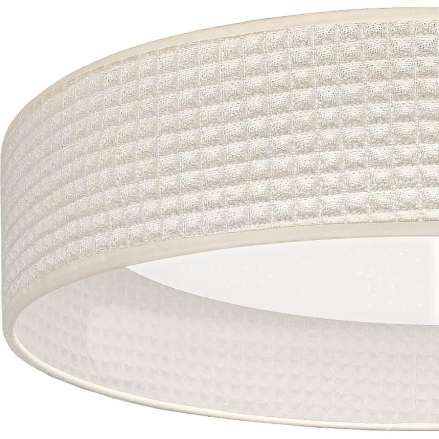 Brilagi - LED zatemnjiva stropna svetilka VELVET SMARTIX STARS LED/24W/230V 3000-6000K premer 45 cm kremna Wi-Fi Tuya Beacon + daljinski upravljalnik