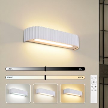 Brilagi - LED zatemnljivo stensko svetilo FALCON MODERN LED/14W/230V 3000-6000K 40 cm bela + daljinski upravljalnik