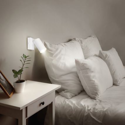 Brilagi - LED RGBW zatemnljivo stensko točkovno svetilo SELE 1xGU10/6,5W/230V 2700-6500K bela