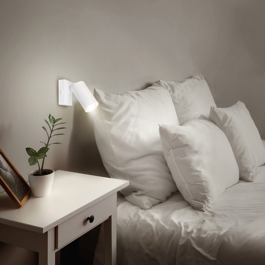 Brilagi - LED RGBW zatemnljivo stensko točkovno svetilo SELE 1xGU10/6,5W/230V 2700-6500K bela