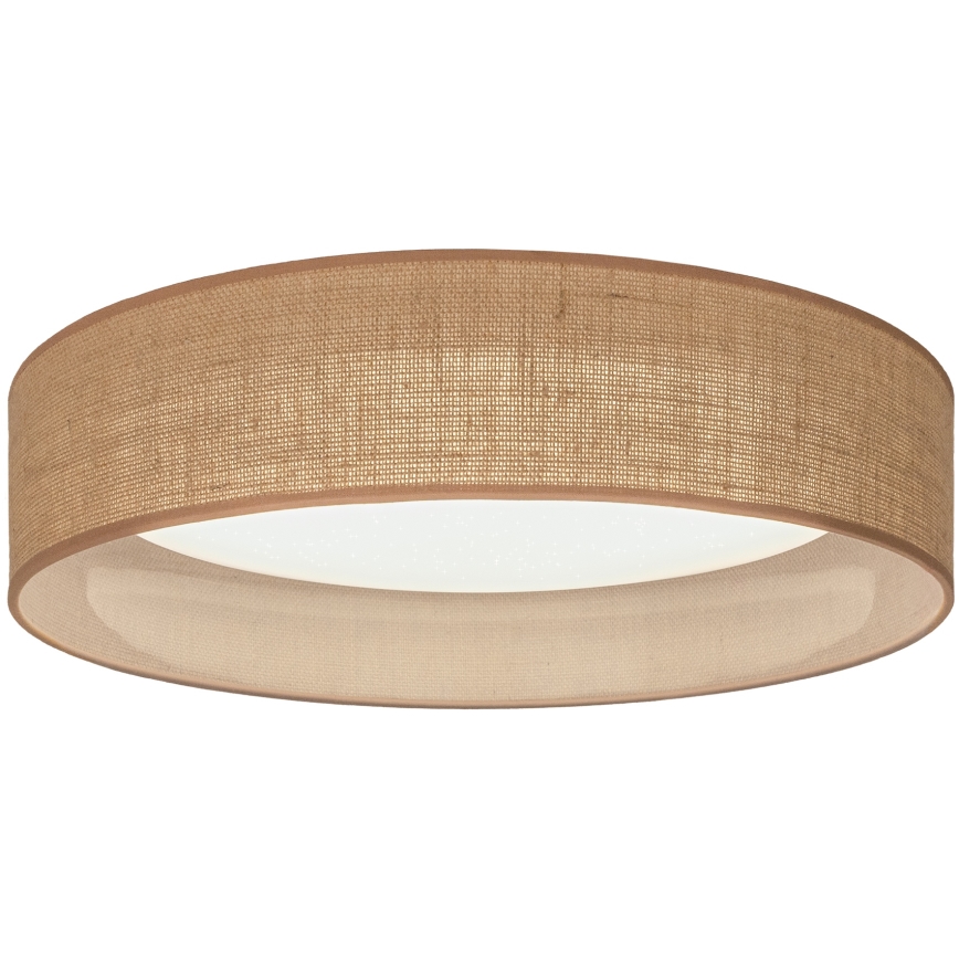 Brilagi - LED zatemnjiva stropna svetilka VELVET SMARTIX STARS LED/24W/230V 3000–6000K Ø 45 cm bež Wi-Fi Tuya Beacon + daljinsko upravljanje