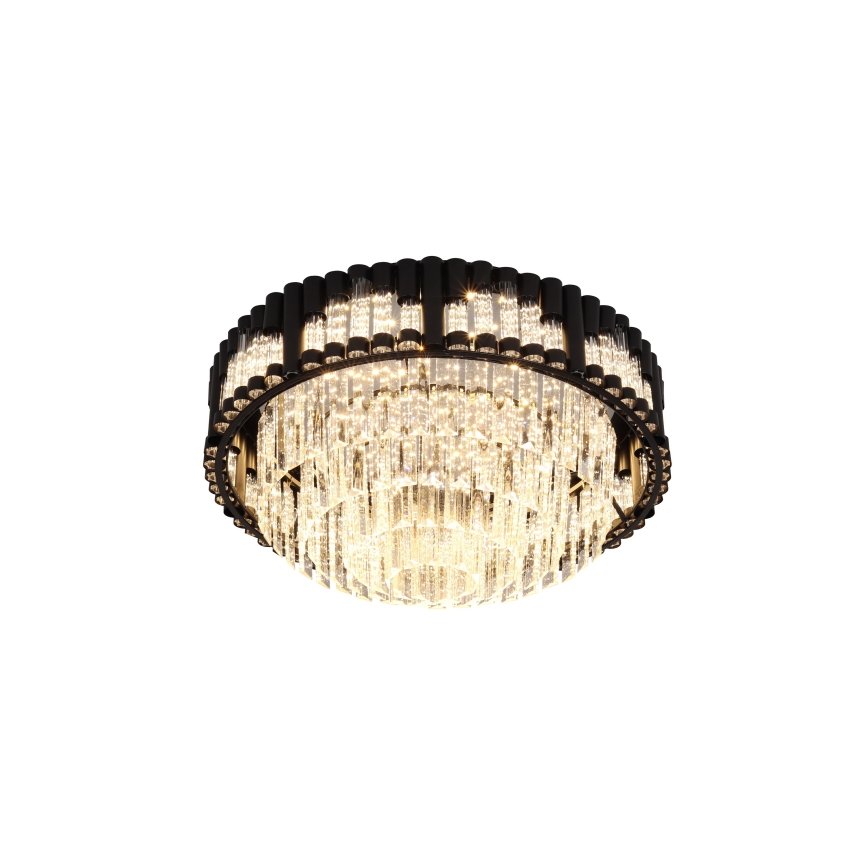 Brilagi - Zatemnjiva LED stropna svetilka CROWN LED/41W/230V 3000-6000K premer 48 cm črna + daljinski upravljalnik