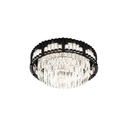 Brilagi - Zatemnjiva LED stropna svetilka CROWN LED/41W/230V 3000-6000K premer 48 cm črna + daljinski upravljalnik
