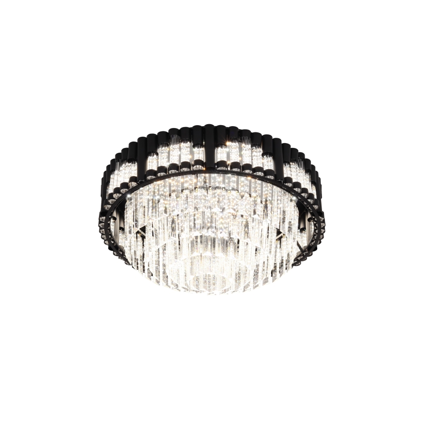 Brilagi - Zatemnjiva LED stropna svetilka CROWN LED/41W/230V 3000-6000K premer 48 cm črna + daljinski upravljalnik