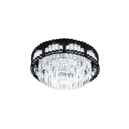 Brilagi - Zatemnjiva LED stropna svetilka CROWN LED/41W/230V 3000-6000K premer 48 cm črna + daljinski upravljalnik