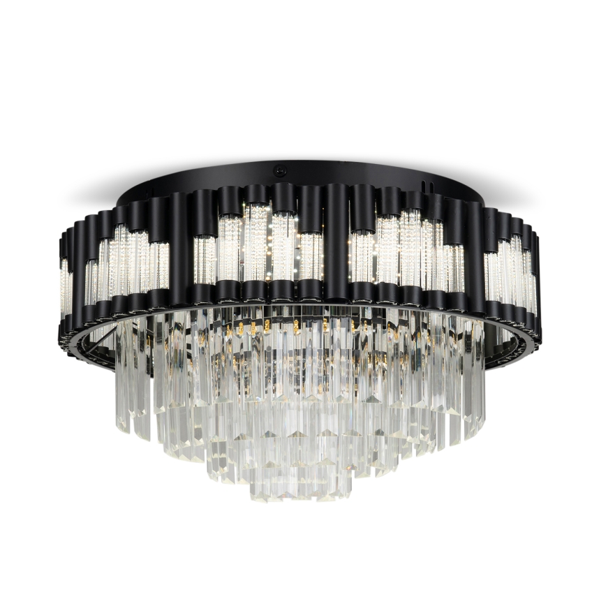 BRILAGI - Zatemnjiva LED stropna svetilka CROWN LED/41W/230V 3000-6000K premer 48 cm črna + daljinski upravljalnik