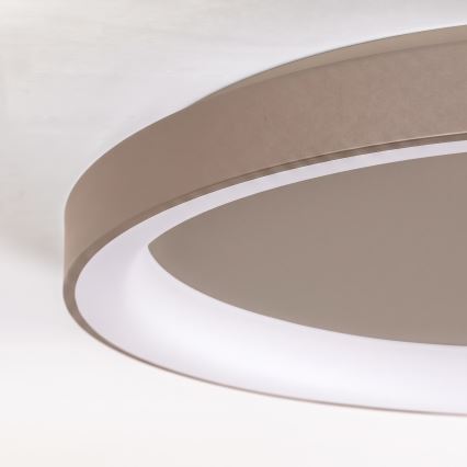 BRILAGI - zatemnljivo LED stropno svetilo FALCON II LED/108W/230V 3000-6500K premer 80 cm bež + daljinski upravljalnik
