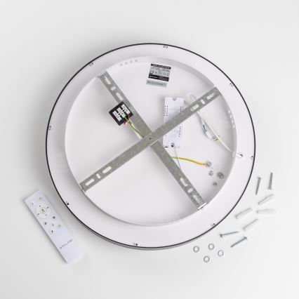 Brilagi - LED zatemnjiva stropna svetilka FALCON II LED/67W/230V 3000-6500K premer 40 cm črna + daljinski upravljalnik