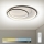 Brilagi - LED zatemnljivo stropno svetilo FLARE LED/38W/230V 3000-6000K premer 48 cm črna/bela + daljinski upravljalnik