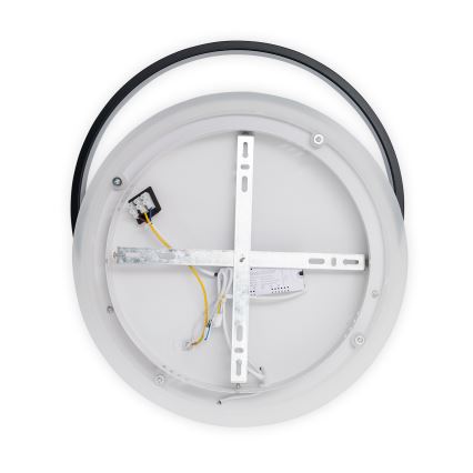 Brilagi - Zatemnljivo LED stropno svetilo FLARE LED/48W/230V 3000-6000K 39,5x45 cm bela/črna + daljinski upravljalnik