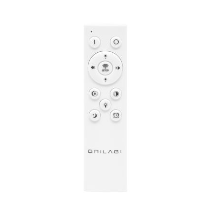 Brilagi - Zatemnljivo LED stropno svetilo FLARE LED/48W/230V 3000-6000K 39,5x45 cm bela/črna + daljinski upravljalnik