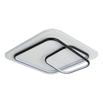 Brilagi - LED zatemnljivo stropno svetilo FLARE LED/81W/230V 3000-6000K 50x50 cm bela/črna + daljinski upravljalnik