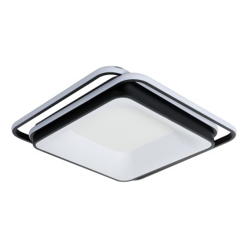 Brilagi - LED Zatemnljivo stropno svetilo IRIS LED/102W/230V 3000-6000K 50x50 cm črna + z daljinskim upravljalnikom