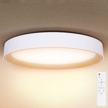 Brilagi - LED zatemnljivo stropno svetilo LARIOS LED/72W/230V 3000-6500K bela, premer 59 cm + daljinski upravljalnik
