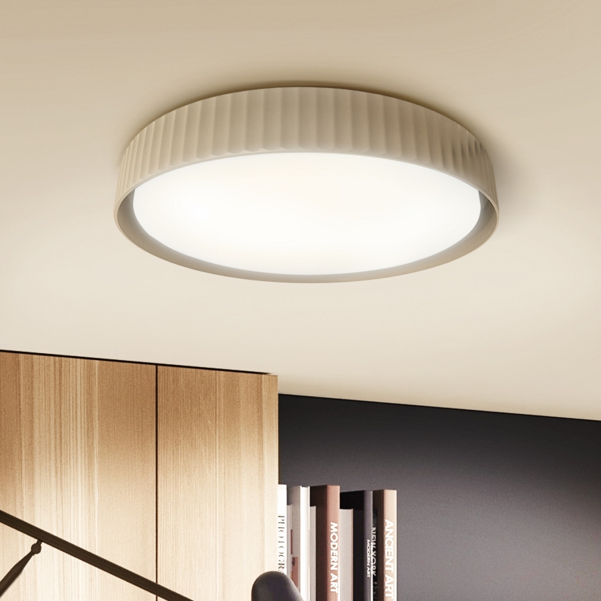 Brilagi - Zatemnljivo stropno LED svetilo LUCIA LED/48W/230V 3000-6500K premer 41 cm bež + daljinski upravljalnik