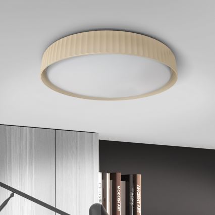Brilagi - Zatemnljivo stropno LED svetilo LUCIA LED/48W/230V 3000-6500K premer 41 cm bež + daljinski upravljalnik