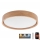 Brilagi - LED zatemnljivo stropno svetilo MANAROLA SMART LED/24W/230V 2700-6500K hrast premer 41 cm Wi-Fi + daljinski upravljalnik Tuya