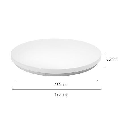 Brilagi - Zatemnjivo LED stropno svetilo MILKY WAY LED/36W/230V 3000-6500K premer 48 cm + daljinski upravljalnik