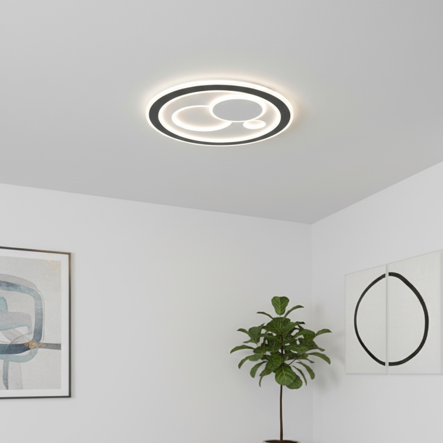 Brilagi - LED Zatemnjevalna stropna svetilka MODERN LED/89W/230V 3000-6000K premer 47 cm + daljinski upravljalnik