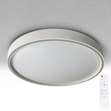 Brilagi - LED zatemnljivo stropno svetilo NANCI LED/60W/230V 3000-6500K premer 49 cm srebrno + daljinski upravljalnik