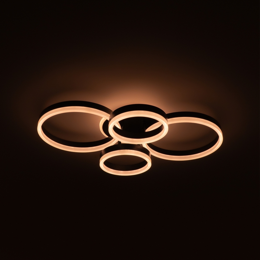 Brilagi - LED zatemnitvena stropna svetilka ORBITS LED/49W/230V 3000-6000K + daljinski upravljalnik