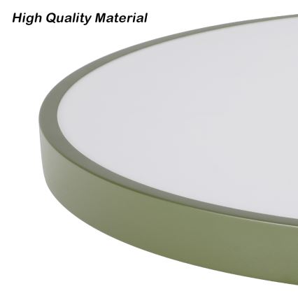 Brilagi - LED stropna svetilka POOL LED/36W/230V 3000-6000K, premer 30 cm, zelena + daljinski upravljalnik (z možnostjo zatemnitve)