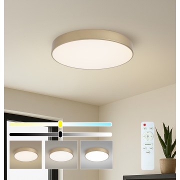 Brilagi - LED zatemnljivo stropno svetilo POOL LED/60W/230V 3000-6000K premer 50 cm v zlati barvi + daljinski upravljalnik