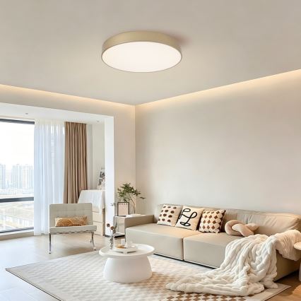 Brilagi - LED zatemnljivo stropno svetilo POOL LED/60W/230V 3000-6000K premer 50 cm v zlati barvi + daljinski upravljalnik