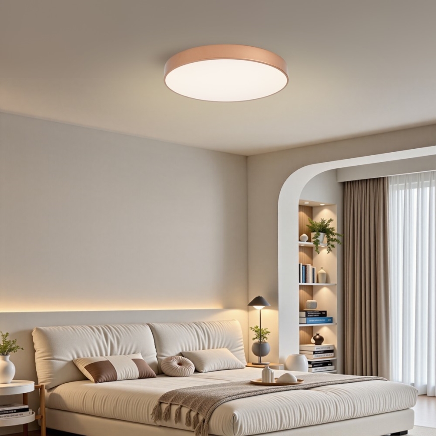 Brilagi - LED zatemnljivo stropno svetilo POOL LED/60W/230V 3000-6000K premer 60 cm, bronasto + daljinski upravljalnik