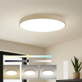 Brilagi - LED zatemnljivo stropno svetilo POOL SMART LED/128W/230V 3000-6000K 100 cm bež Wi-Fi Tuya + daljinski upravljalnik