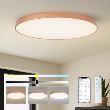 BRILAGI - LED zatemnljivo stropno svetilo POOL SMART LED/180W/230V 3000-6000K 120 cm bronasta Wi-Fi Tuya + daljinski upravljalnik