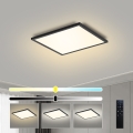 Brilagi - LED zatemnljivo stropno svetilo SLIMFRAME LED/25W/230V 30x30 cm 3000-6000K črna + daljinski upravljalnik
