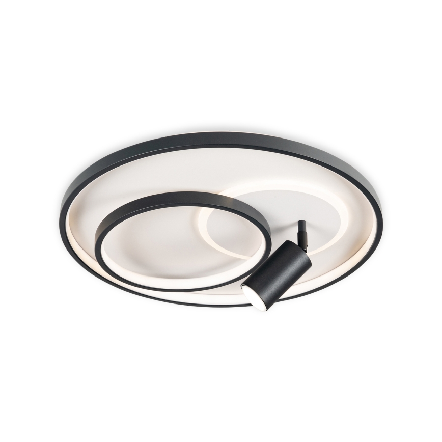 Brilagi - LED zatemnjevalna stropna svetilka UNITY LED/60W/230V + 1xGU10/3W 3000-6000K, premer 50 cm, bela/črna + daljinski upravljalnik