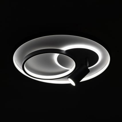 Brilagi - LED zatemnjevalna stropna svetilka UNITY LED/60W/230V + 1xGU10/3W 3000-6000K, premer 50 cm, bela/črna + daljinski upravljalnik