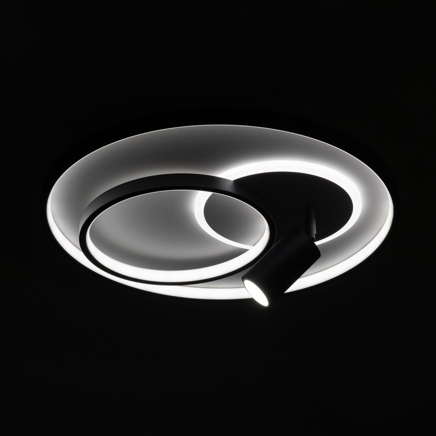 Brilagi - LED zatemnjevalna stropna svetilka UNITY LED/60W/230V + 1xGU10/3W 3000-6000K, premer 50 cm, bela/črna + daljinski upravljalnik