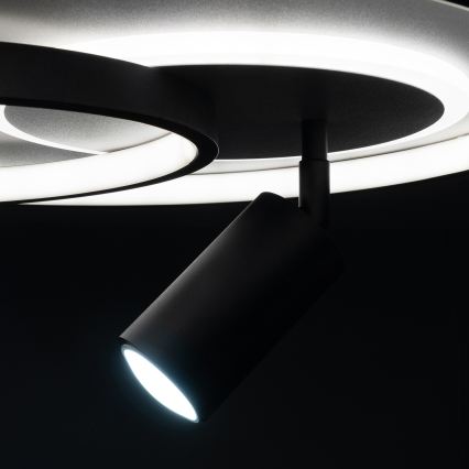 Brilagi - LED zatemnjevalna stropna svetilka UNITY LED/60W/230V + 1xGU10/3W 3000-6000K, premer 50 cm, bela/črna + daljinski upravljalnik
