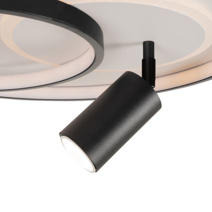 Brilagi - LED zatemnjevalna stropna svetilka UNITY LED/60W/230V + 1xGU10/3W 3000-6000K, premer 50 cm, bela/črna + daljinski upravljalnik