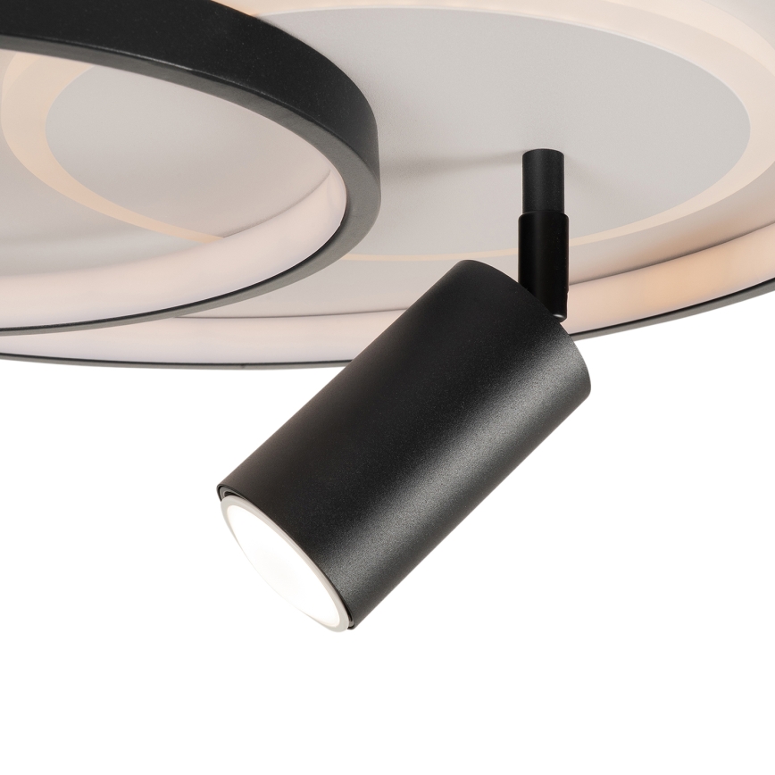 Brilagi - LED zatemnjevalna stropna svetilka UNITY LED/60W/230V + 1xGU10/3W 3000-6000K, premer 50 cm, bela/črna + daljinski upravljalnik