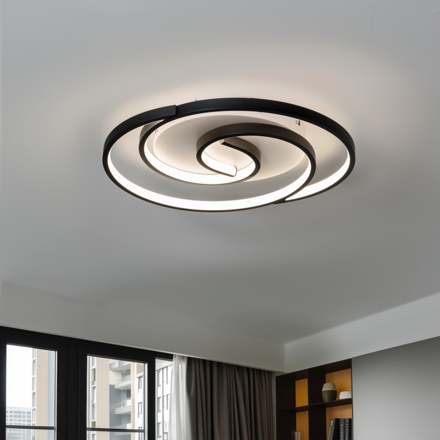Brilagi - LED zatemnljivo stropno svetilo VELO LED/52W/230V 38x48 cm 3000/4000/6000K + daljinski upravljalnik