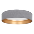 Brilagi - LED zatemnljivo stropno svetilo VELVET SMARTIX LED/36W/230V 3000-6000K premer 55 cm siva/zlata Wi-Fi Tuya Beacon + daljinski upravljalnik