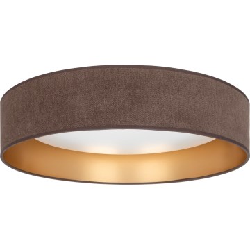 Brilagi - LED zatemnljivo stropno svetilo VELVET SMARTIX STARS LED/24W/230V 3000-6000K premer 45 cm rjava/zlata Wi-Fi Tuya Beacon + daljinski upravljalnik